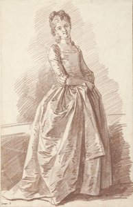 Jovem de pé, de frente para de Jean Honore Fragonard