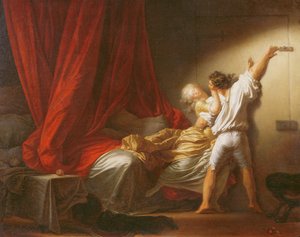 O parafuso, c.1778 de Jean Honore Fragonard