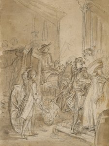 A partida do treinador de Jean Honore Fragonard