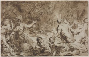 O funeral de Décio de 1774. de Jean Honore Fragonard