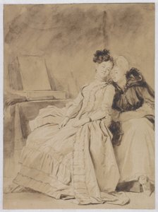 A conversa íntima, ca 1778 de Jean Honore Fragonard
