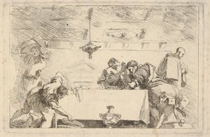 A Última Ceia, ca. 1761-64. de Jean Honore Fragonard