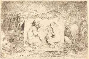 A família do sátiro de Jean Honore Fragonard