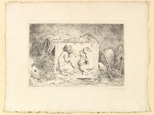 A Família Sátiros, 1763. de Jean Honore Fragonard