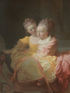As Duas Irmãs, ca. 1769-70. de Jean Honore Fragonard