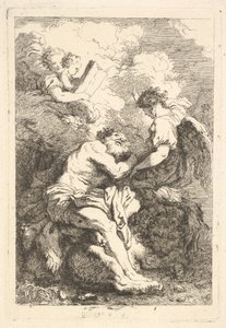 A Visão de São Jerônimo, ca. 1761-65. de Jean Honore Fragonard