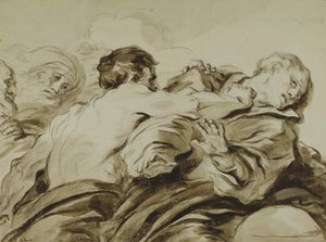 O ataque, 1770. de Jean Honore Fragonard