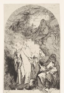 Glorificação de Maria de Jean Honore Fragonard