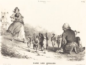 Estacione os Skittles de Jean Ignace Isidore Grandville