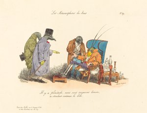 O grilo doente de Jean Ignace Isidore Grandville