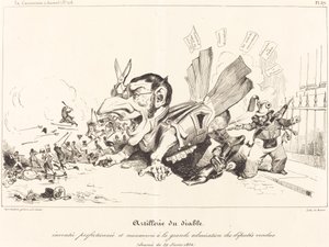 Artillerie du Diable (Artilharia do Diabo) de Jean Ignace Isidore Grandville and Eugène Hippolyte Forest