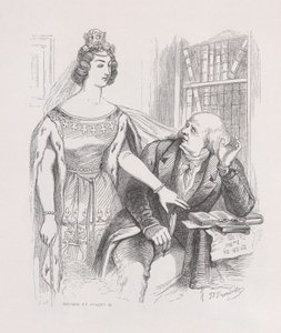 Adeus, Canções das Obras Completas de Béranger, 1836. de Jean Ignace Isidore Gérard