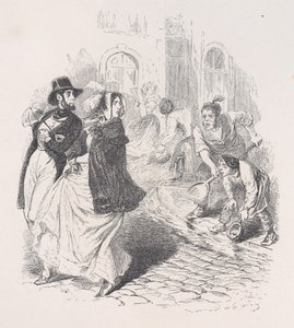 Só em todos os lugares há torneiras, regadores de qualquer formato, pás e potes de qualquer tamanho..., 1843. de Jean Ignace Isidore Gérard