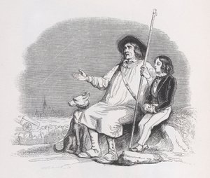 Shooting Stars de The Complete Works of Béranger, 1836. de Jean Ignace Isidore Gérard