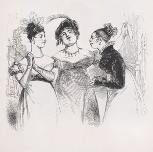 A opinião dessas senhoras de The Complete Works of Béranger, 1836. de Jean Ignace Isidore Gérard