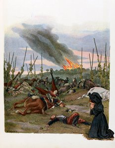 A história da Alsácia conta as crianças; Batalha de Reichshoffen (ou Batalha de Froeschwiller-Woerth) 1870;