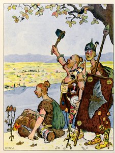 A história da Alsácia conta às crianças; Les Germains vê a Alsácia do outro lado do Reno;