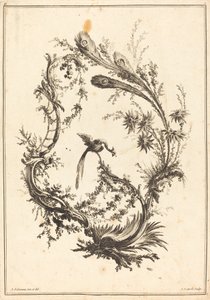 Ornamento com um pavão.