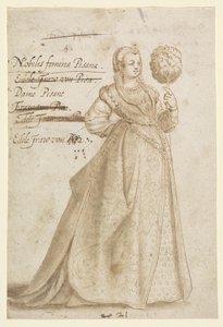 Uma Nobre Dama de Pisa de Jean Jacques Boissard