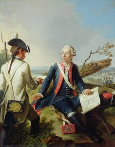 Marquis Louis dEstampes (1734-1815) no cerco de Kassel, 1778