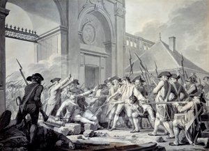 Caso Nancy: A 31 de Agosto de 1790, o Marquês de Bouillé (1739-1800) lançou uma repressão contra os soldados da guarnição de Nancy, em rebelião contra os seus oficiais. A batalha teve lugar em frente ao posto de guarda no Portão de Stainville, durante o qu