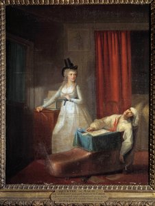 Charlotte Corday assassinada Jean Paul Marat (1743-1793) 13 de julho