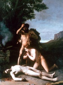 Adão e Eva encontrando o Corpo de Abel, 1858