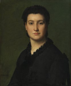 Retrato de uma mulher, c. 1875-1880. de Jean Jacques Henner