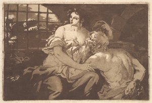 La charité romain Roman Charity, num álbum contendo Recueil de Compositions par..., 1782-1821.