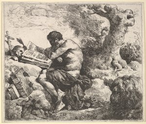 São Jerônimo em uma paisagem, 1762-63.