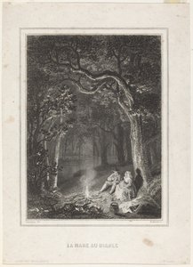 A Lagoa do Diabo de Jean Jacques Outhwaite, after Charles François Daubigny