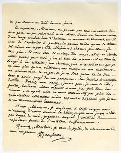 Carta de Jean Jaques Rousseau, 15 de julho de 1764.