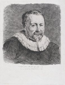 Retrato, depois de Van Dyck, 1770. de Jean Jacques de Boissieu