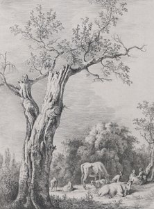 Primavera, após um desenho concluído em Saint-Chamond, 1795. de Jean Jacques de Boissieu