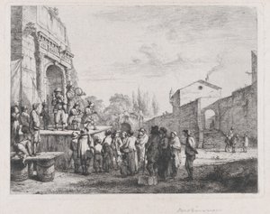 Os Pequenos Charlatões, 1773. de Jean Jacques de Boissieu
