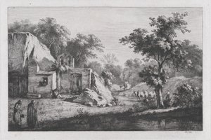 A Pequena Ermida, 1793. de Jean Jacques de Boissieu