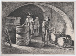 Os Pequenos Coopers, 1770. de Jean Jacques de Boissieu