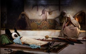 Dia do Funeral - Cena de Marrocos de Jean Joseph Benjamin Constant