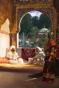 No palácio do sultão (pormenor), sem data. (Óleo sobre tela) de Jean Joseph Benjamin Constant