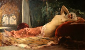 Odalisca. de Jean Joseph Benjamin Constant