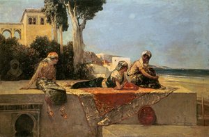 No terraço de Jean Joseph Benjamin Constant