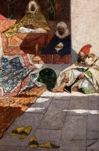 Presentes de um paxá (pormenor), antes de 1883 (óleo sobre tela) de Jean Joseph Benjamin Constant