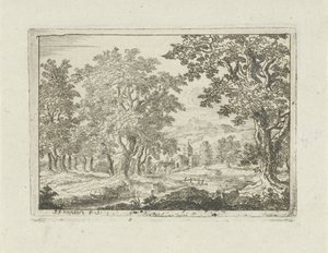 Paisagem fluvial arborizada