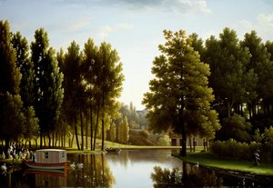 Francês: Le parc à Mortefontaine O parque de Mortefontaine de Jean Joseph Xavier Bidauld