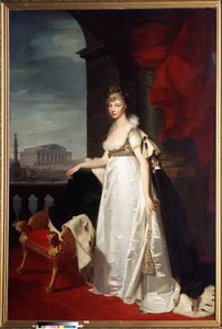 Retrato da Imperatriz Elisabeth Alexeievna (Elizabeth Alexeievna, Princesa Louise Augusta de Baden