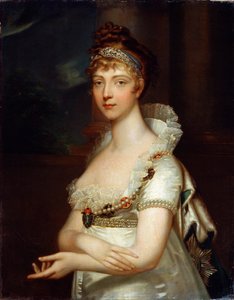 "Retrato da Imperatriz Elizabeth Alexeievna", final do século XVIII ou início do século XIX
