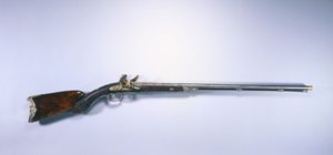 Pistola Desportiva Flintlock de dois canos de Napoleão I Bonaparte de Jean Le Page