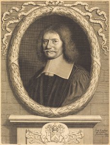 Retrato de um cavalheiro desconhecido de Jean Lenfant