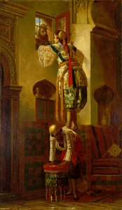A tentativa de Jean Leon (attr. to) Gerome
