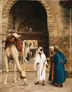 Uma disputa entre árabes; Disputa de Arabes, 1872 de Jean Leon Gerome